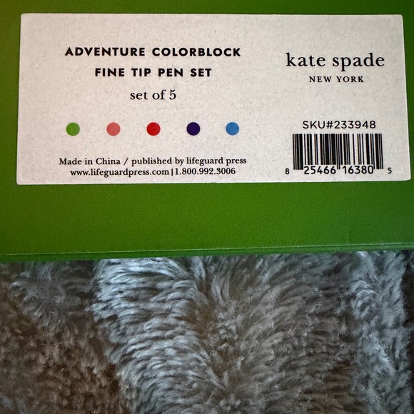 kate spade Vibrant Pen Collection - Gold Accents - Picture 3 of 4